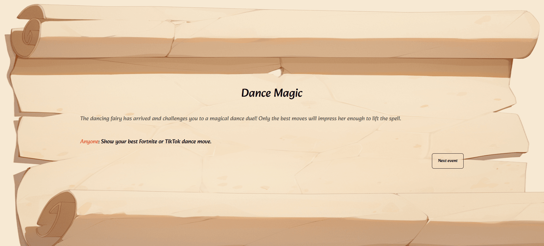 Mystery Event